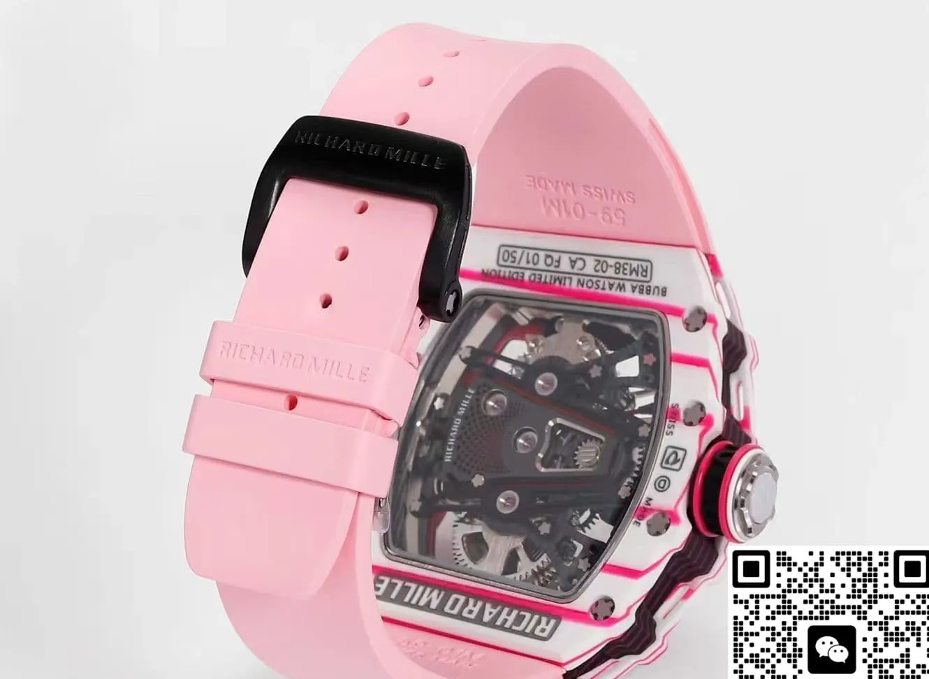 RM Factory Richard Mille RM38-02 Tourbillon pink 1:1 Best Edition Replica Watch