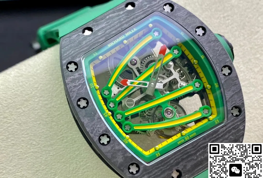 RM Factory Richard Mille RM59-01 Green strap 1:1 Best Edition Replica Watch