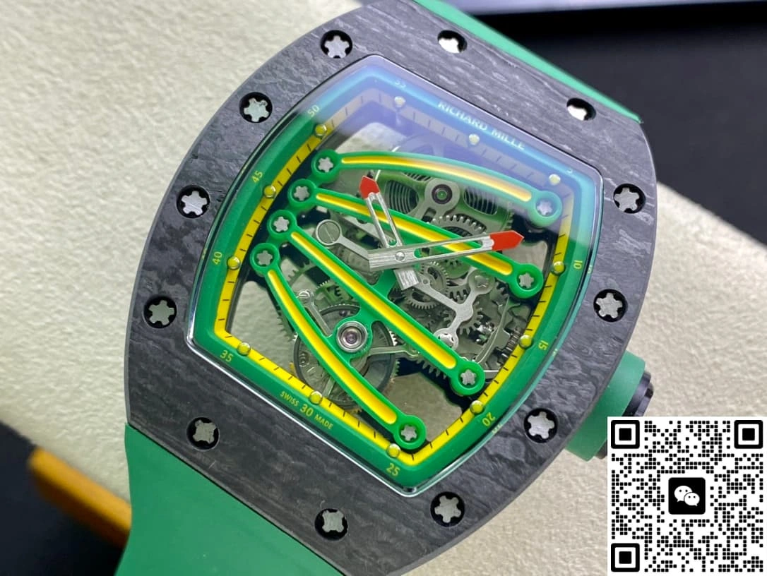 RM Factory Richard Mille RM59-01 Green strap 1:1 Best Edition Replica Watch