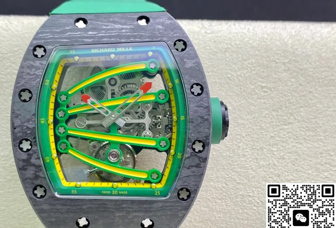 RM Factory Richard Mille RM59-01 Green strap 1:1 Best Edition Replica Watch