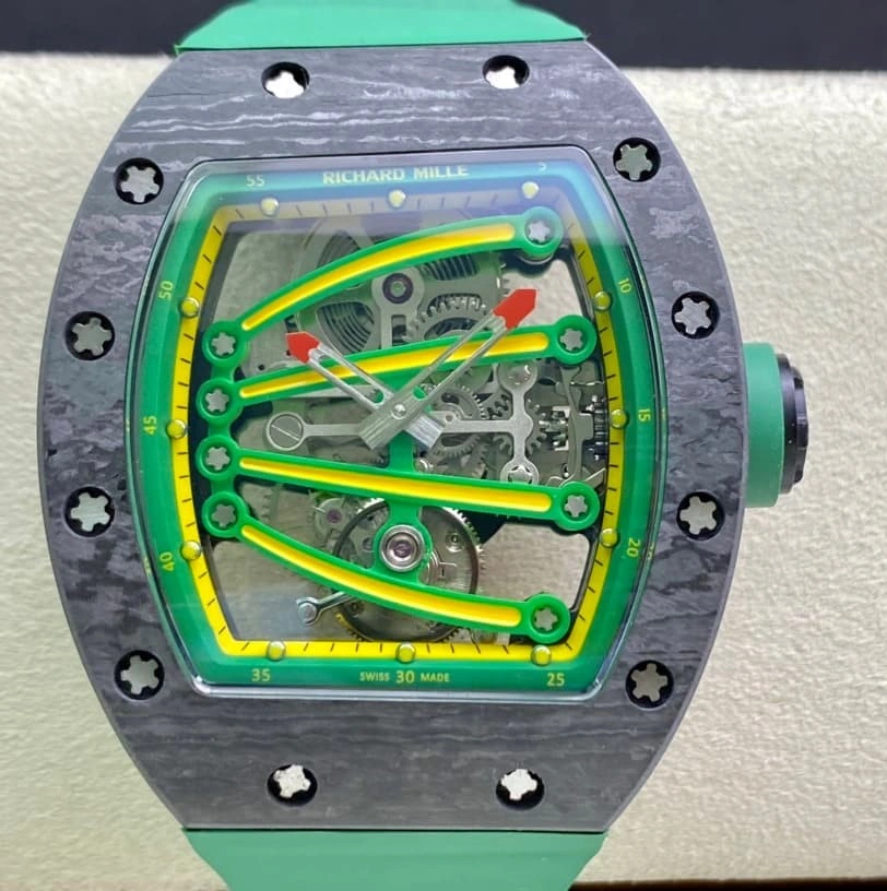 RM Factory Richard Mille RM59-01 Green strap 1:1 Best Edition Replica Watch