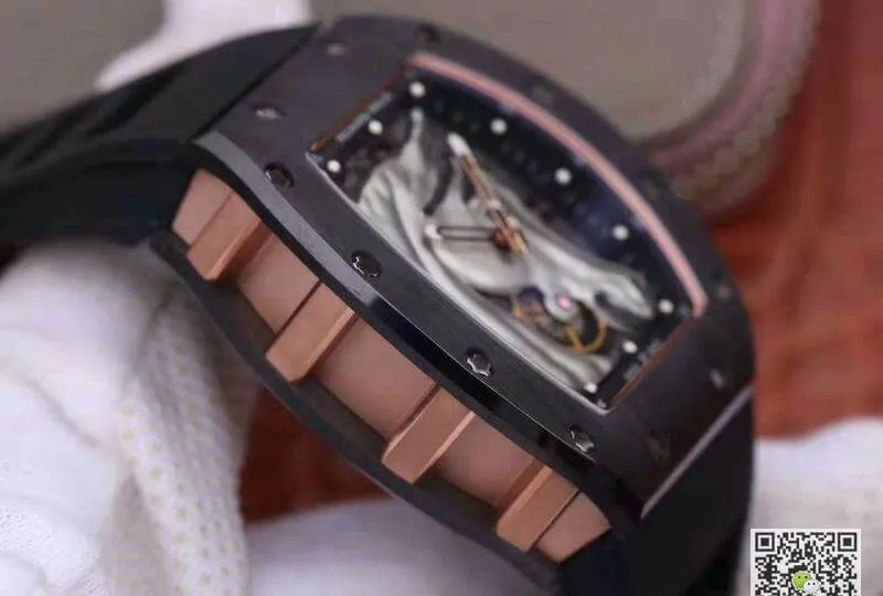 Richard Mille RM52-02 KV Factory 1:1 Best Edition Replica Watch Swiss ETA8215 Silver Horse Dial