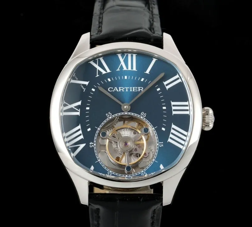 RMS Factory Cartier DRIVE DE W4100014 Tourbillon 1:1 Best Edition Replica Watch
