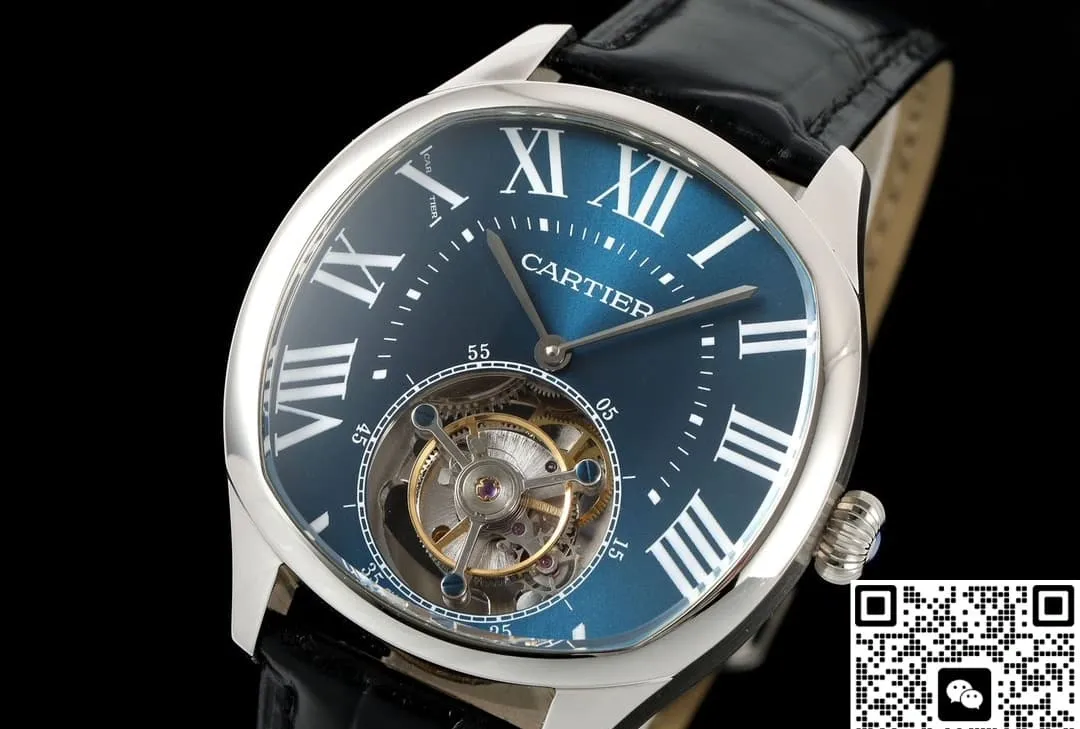 RMS Factory Cartier DRIVE DE W4100014 Tourbillon 1:1 Best Edition Replica Watch