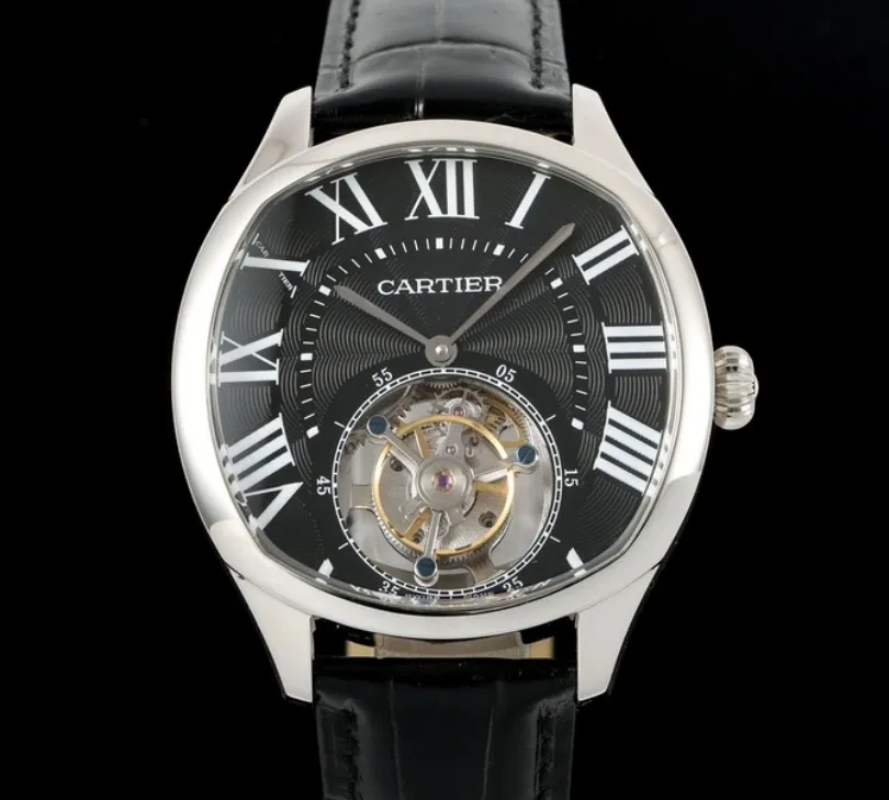 RMS Factory Cartier DRIVE DE W4100015 Tourbillon 1:1 Best Edition Replica Watch