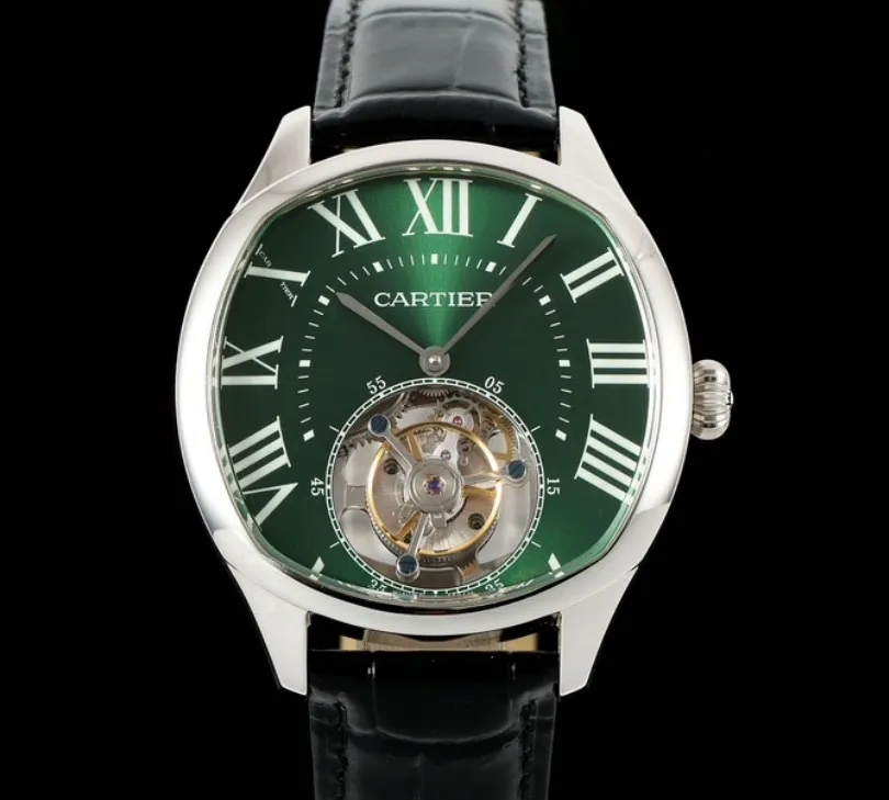 RMS Factory Cartier DRIVE DE W4100016 Tourbillon 1:1 Best Edition Replica Watch