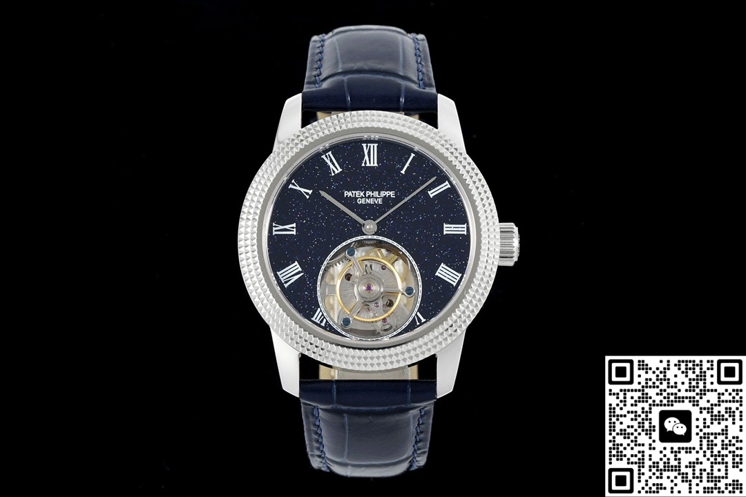 RMS Factory Patek Philippe Tourbillon Blue dial 1:1 Best Edition Replica Watch