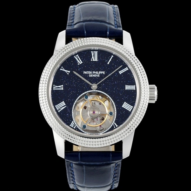 RMS Factory Patek Philippe Tourbillon Blue dial 1:1 Best Edition Replica Watch