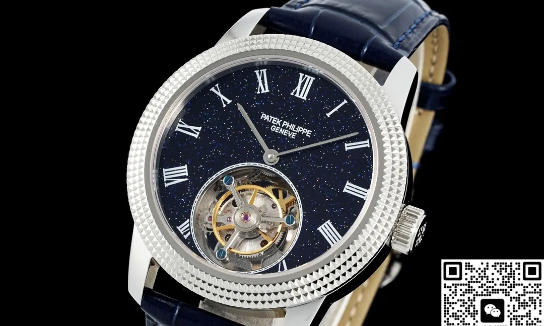 RMS Factory Patek Philippe Tourbillon Blue dial 1:1 Best Edition Replica Watch