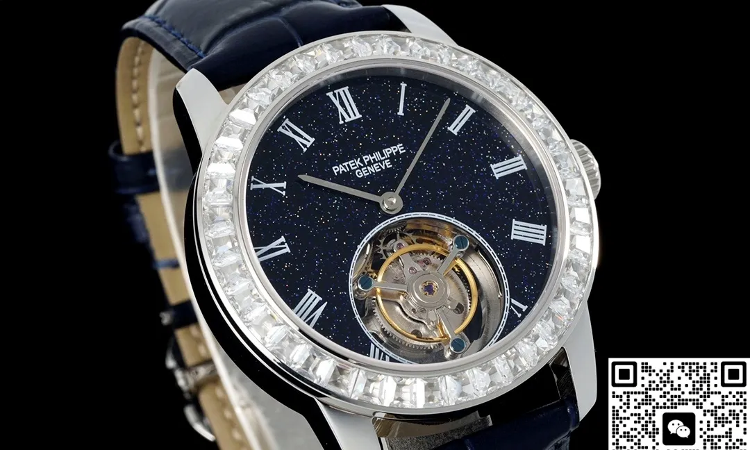 RMS Factory Patek Philippe Tourbillon Diamond 1:1 Best Edition Replica Watch