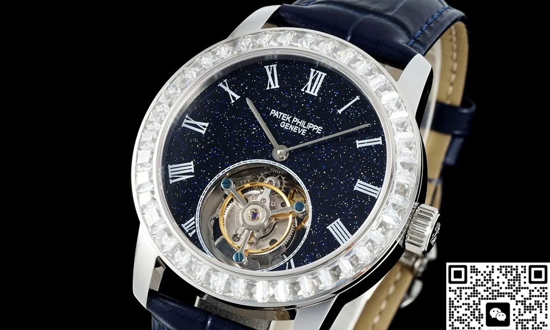 RMS Factory Patek Philippe Tourbillon Diamond 1:1 Best Edition Replica Watch