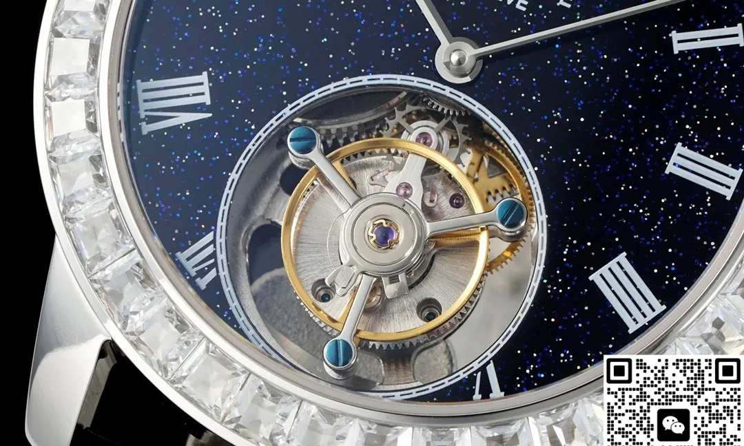RMS Factory Patek Philippe Tourbillon Diamond 1:1 Best Edition Replica Watch