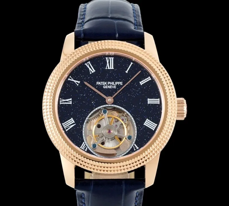 RMS Factory Patek Philippe Tourbillon Gold case 1:1 Best Edition Replica Watch