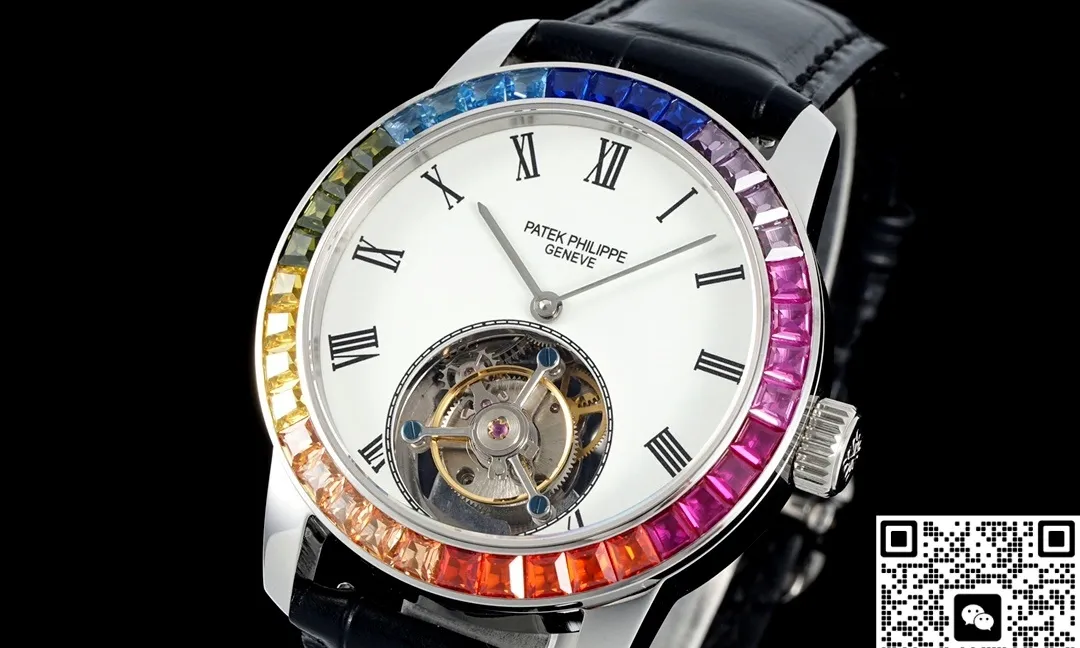 RMS Factory Patek Philippe Tourbillon Rainbow 1:1 Best Edition Replica Watch