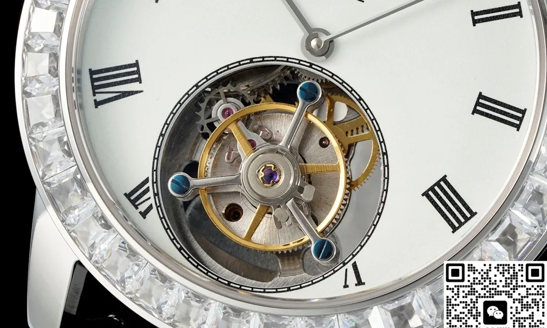 RMS Factory Patek Philippe Tourbillon White dial 1:1 Best Edition Replica Watch