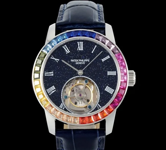 RMS Factory Patek Philippe Tourbillon alligator 1:1 Best Edition Replica Watch