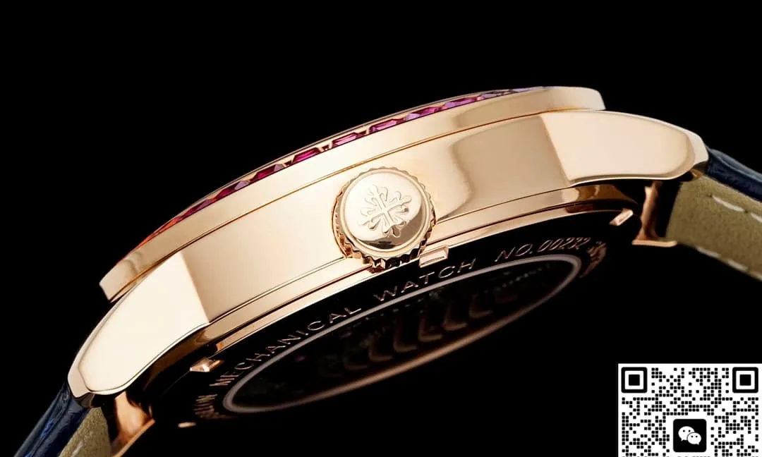 RMS Factory Patek Philippe Tourbillon blue strap 1:1 Best Edition Replica Watch