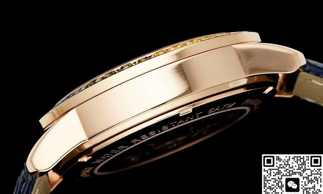 RMS Factory Patek Philippe Tourbillon blue strap 1:1 Best Edition Replica Watch