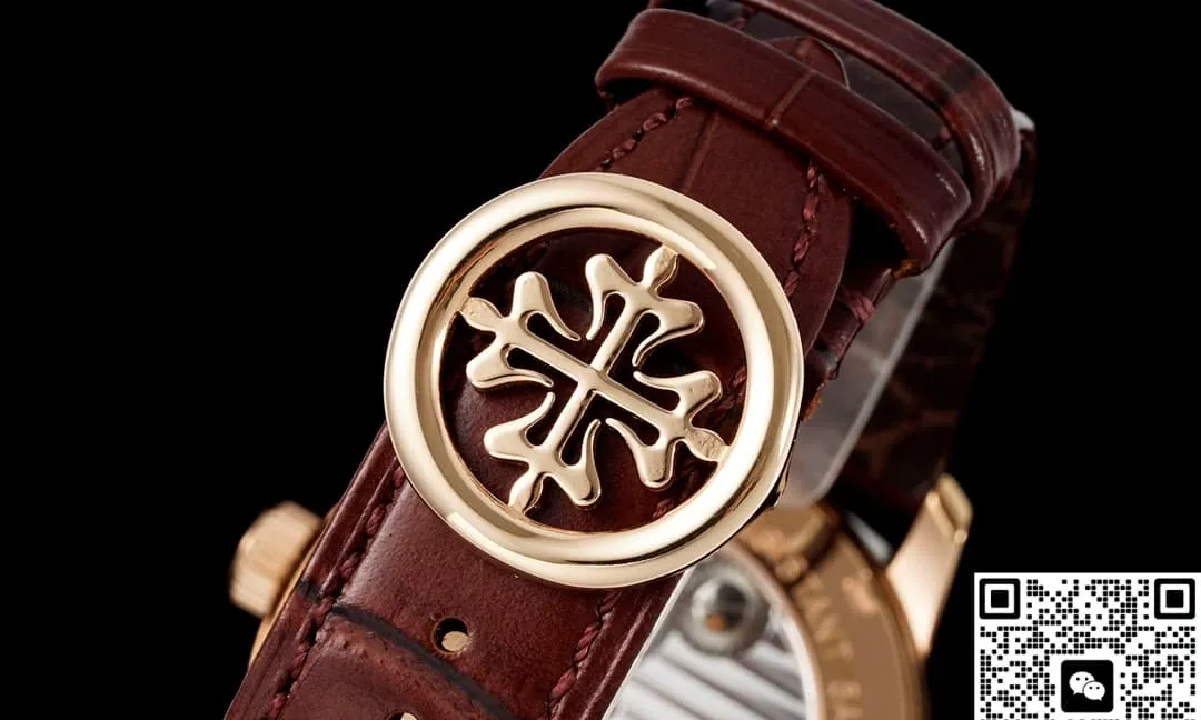 RMS Factory Patek Philippe Tourbillon brown strap 1:1 Best Edition Replica Watch