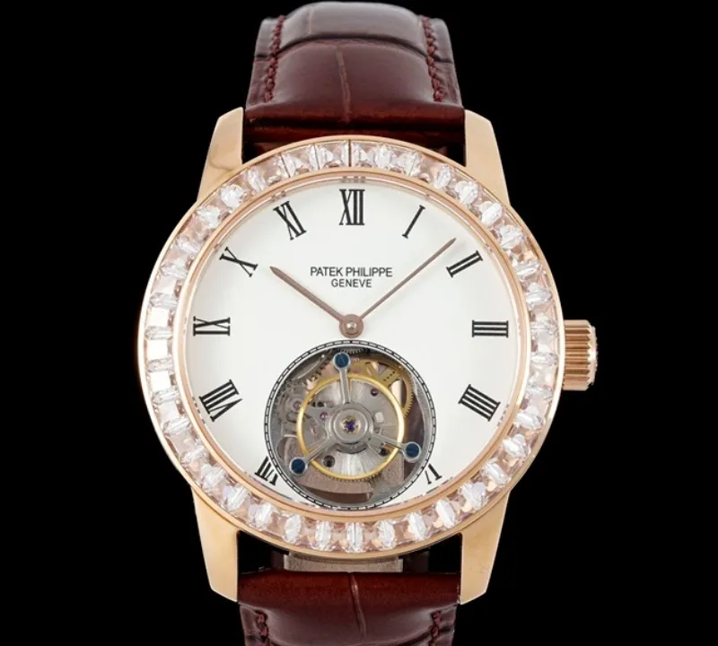 RMS Factory Patek Philippe Tourbillon crystal 1:1 Best Edition Replica Watch