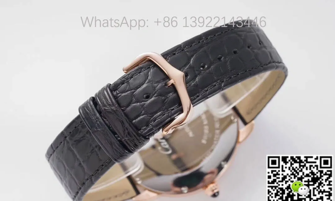 RONDE DE CARTIER W6701009 AF Factory 1:1 Best Edition Replica Watch Black Strap