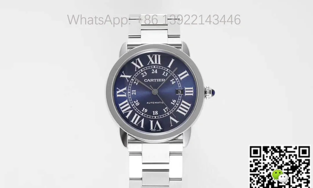 RONDE DE CARTIER WSRN0023 AF Factory 1:1 Best Edition Replica Watch Silver Strap