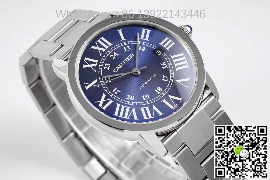 RONDE DE CARTIER WSRN0023 AF Factory 1:1 Best Edition Replica Watch Silver Strap