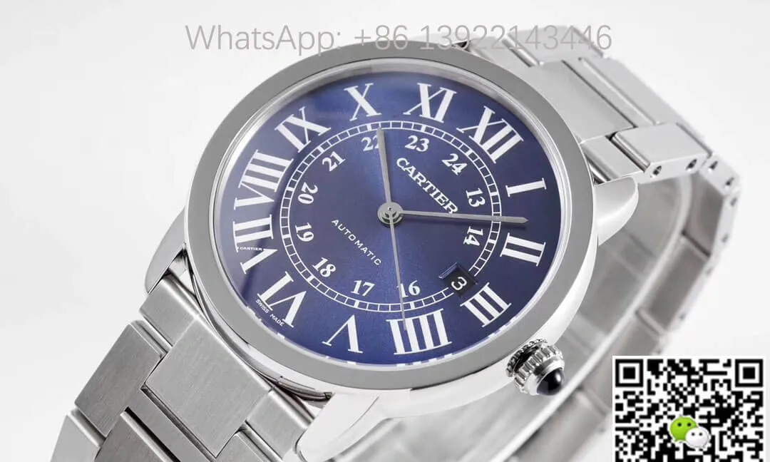 RONDE DE CARTIER WSRN0023 AF Factory 1:1 Best Edition Replica Watch Silver Strap