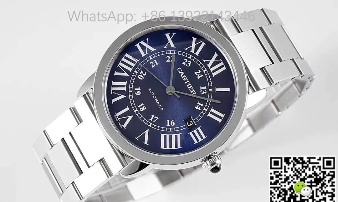 RONDE DE CARTIER WSRN0023 AF Factory 1:1 Best Edition Replica Watch Silver Strap