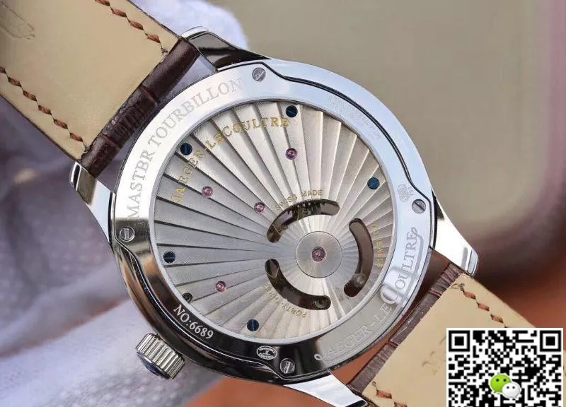 Jaeger-LeCoultre Master Complication Functions Real Tourbillon 1:1 Best Edition Replica Watch Swiss Hand-winding 3310 White Gold
