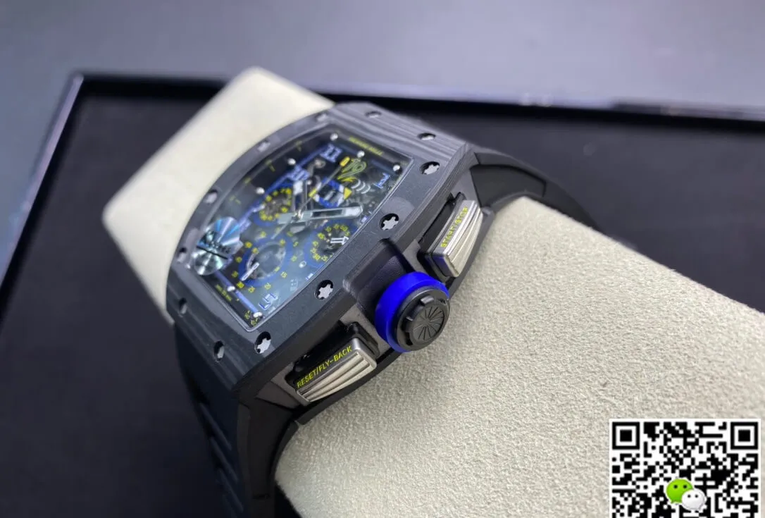 Richard Mille RM-011 KV Factory 1:1 Best Edition Replica Watch Carbon Fiber Case