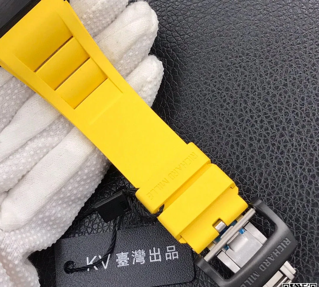 Richard Mille RM-011 KV Factory 1:1 Best Edition Replica Watch Carbon Fiber