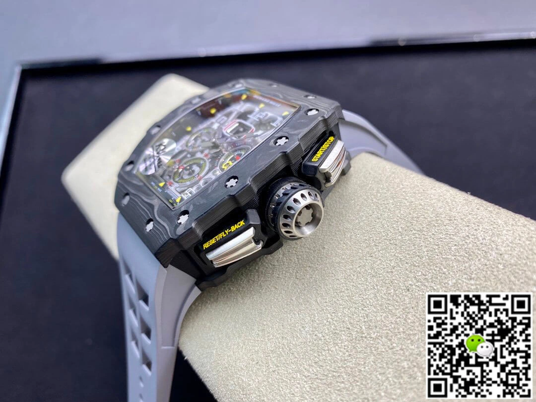 Richard Mille RM-011 KV Factory 1:1 Best Edition Replica Watch Rubber Strap