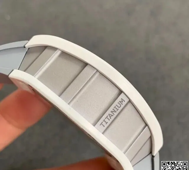 Richard Mille RM-011 KV Factory 1:1 Best Edition Replica Watch White Ceramic Case