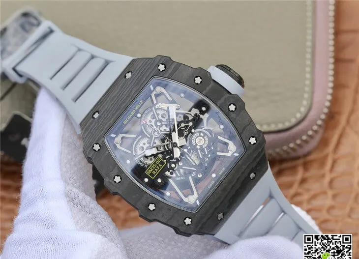 Richard Mille RM-035 KV Factory 1:1 Best Edition Replica Watch Rubber Strap