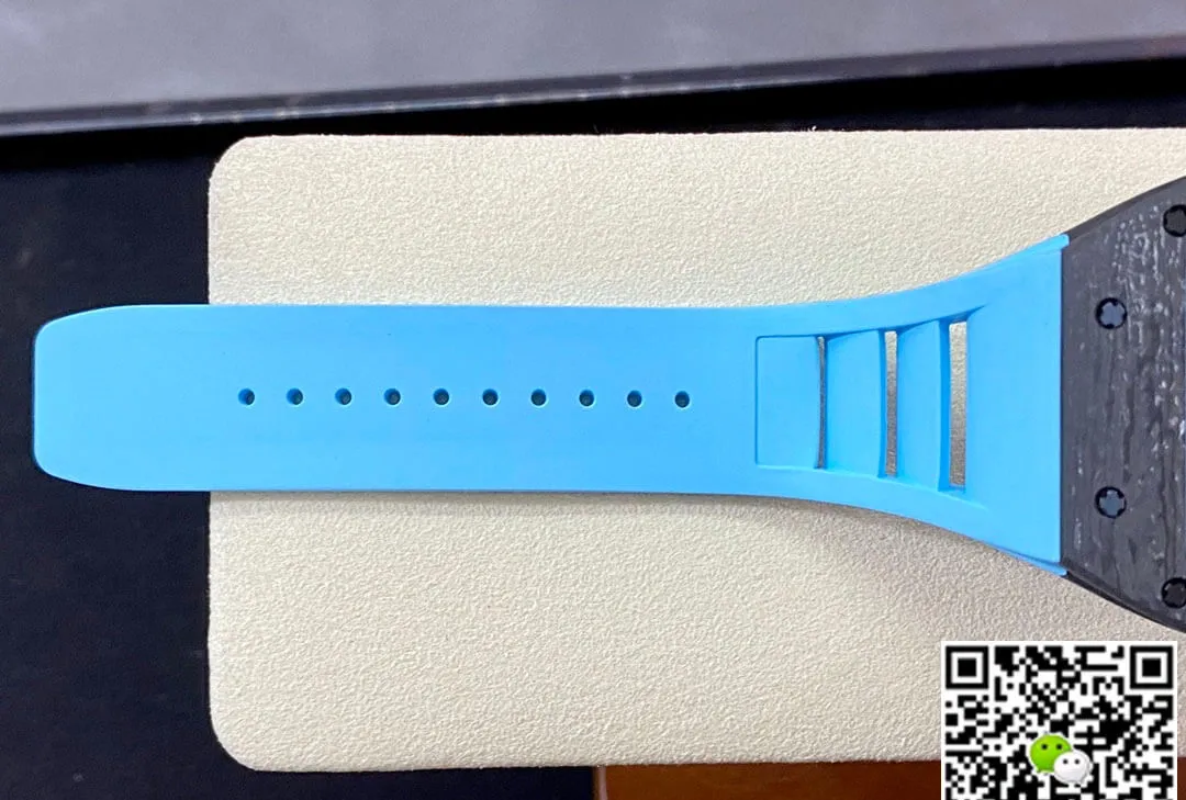 Richard Mille RM-055 BBR Factory 1:1 Best Edition Replica Watch Blue Rubber Strap