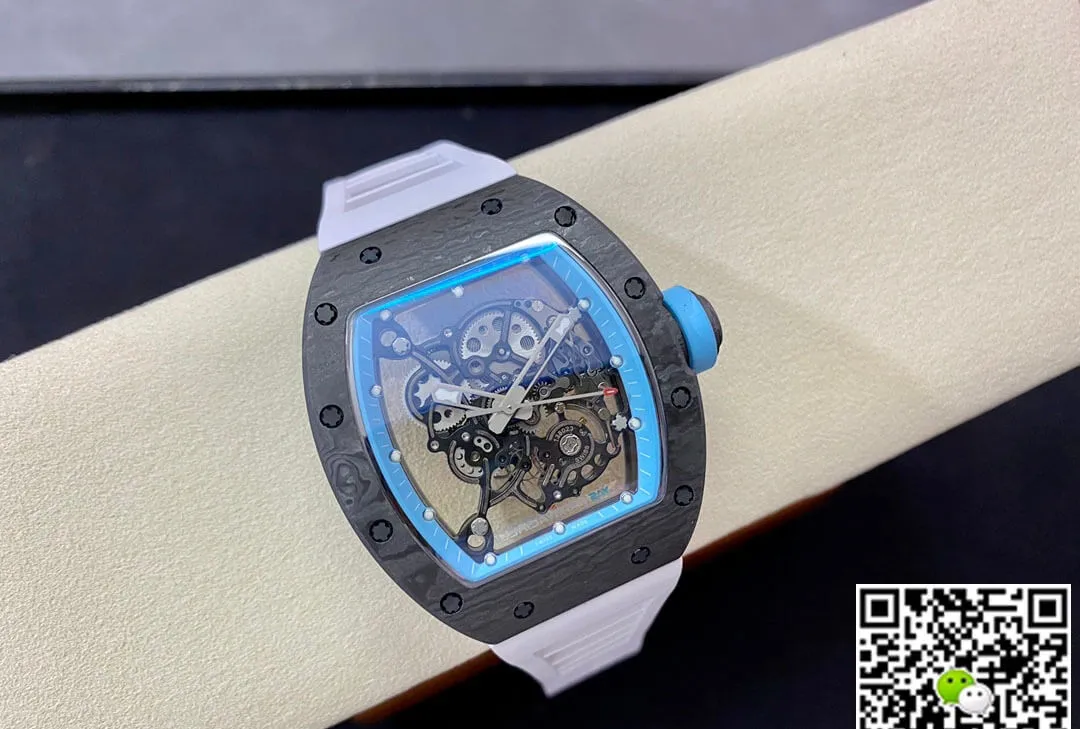 Richard Mille RM-055 BBR Factory 1:1 Best Edition Replica Watch Carbon Fiber Case