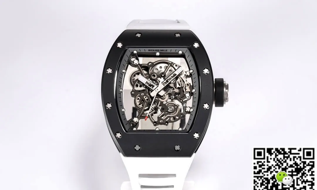 Richard Mille RM-055 BBR Factory 1:1 Best Edition Replica Watch Ceramic Case