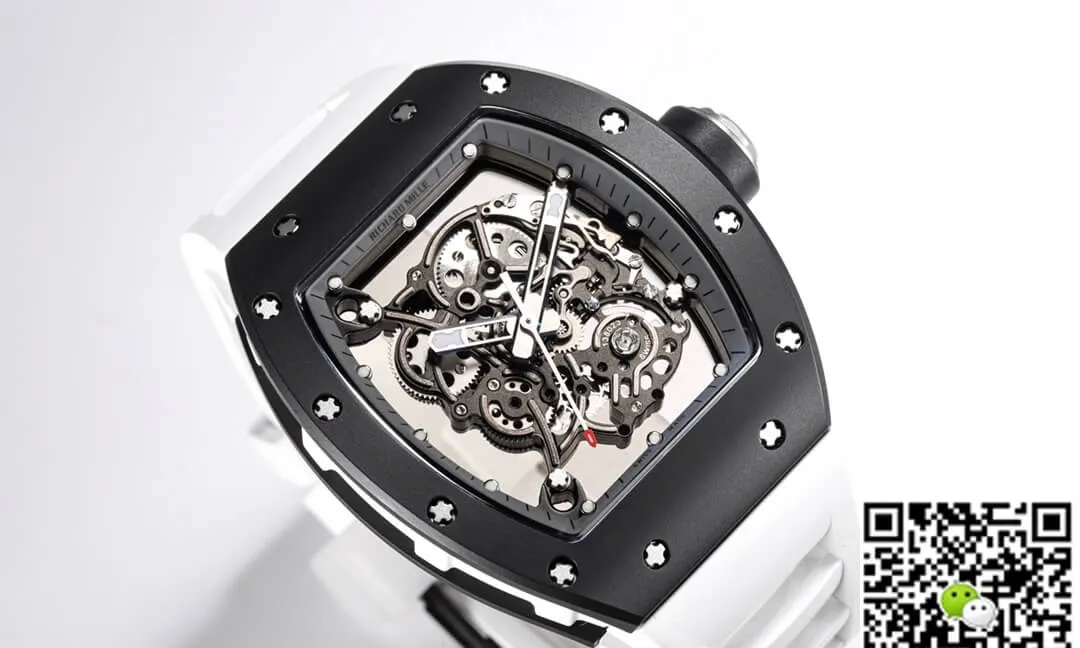 Richard Mille RM-055 BBR Factory 1:1 Best Edition Replica Watch Ceramic Case