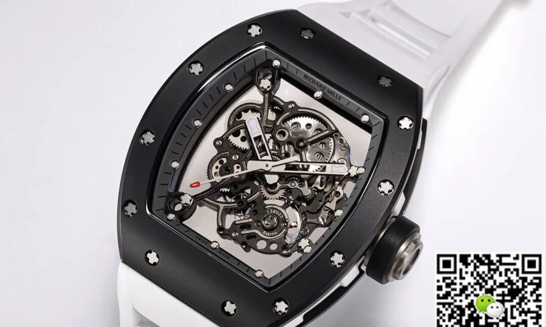 Richard Mille RM-055 BBR Factory 1:1 Best Edition Replica Watch Ceramic Case