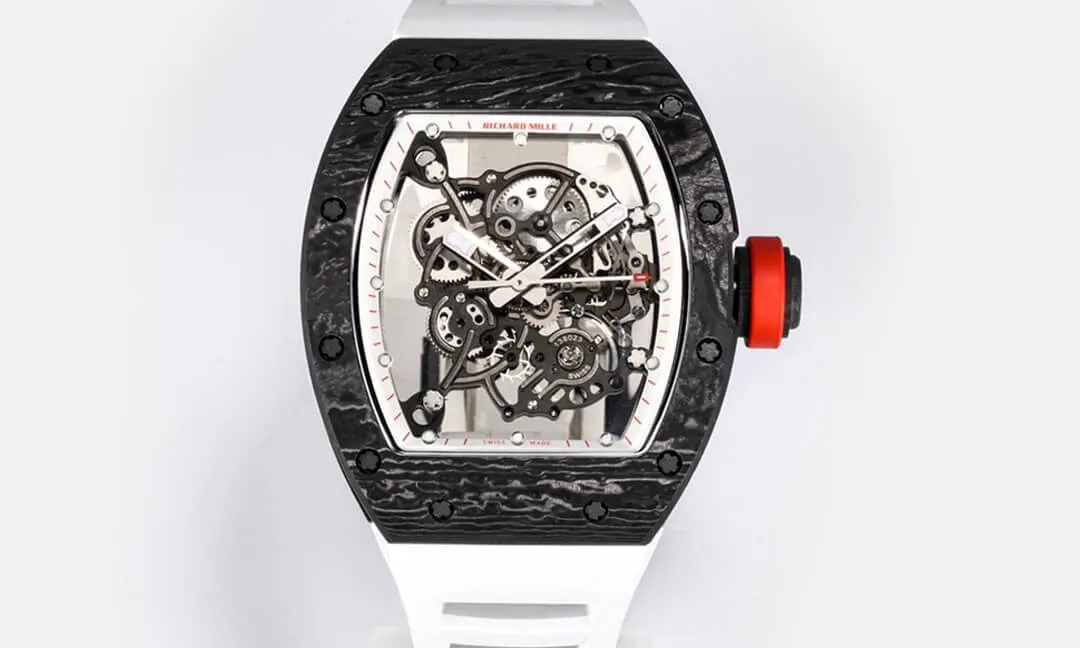 Richard Mille RM-055 BBR Factory 1:1 Best Edition Replica Watch Rubber Strap