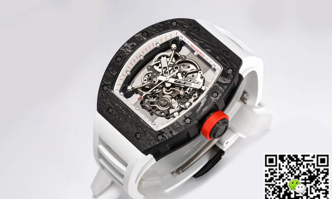 Richard Mille RM-055 BBR Factory 1:1 Best Edition Replica Watch Rubber Strap