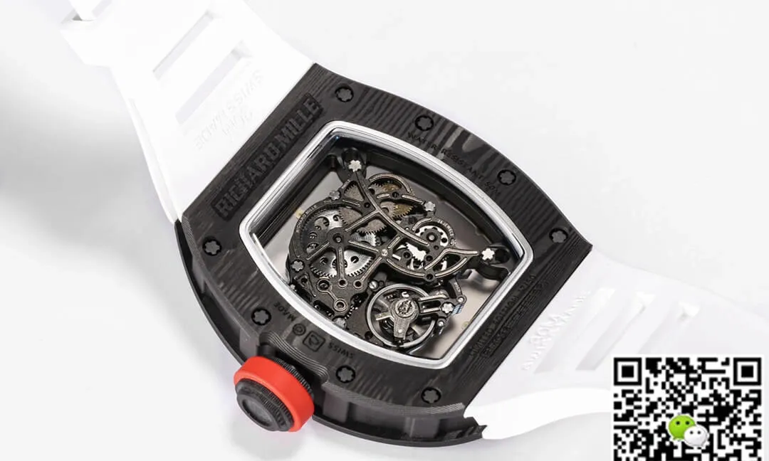 Richard Mille RM-055 BBR Factory 1:1 Best Edition Replica Watch Rubber Strap