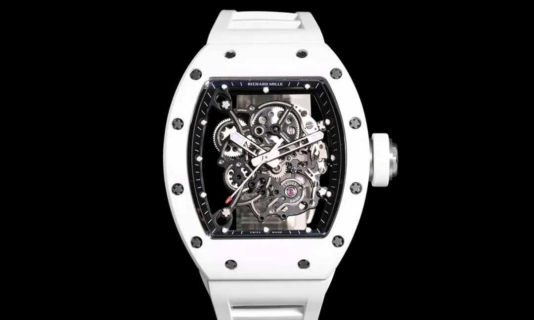 Richard Mille RM-055 BBR Factory 1:1 Best Edition Replica Watch Skeleton Dial