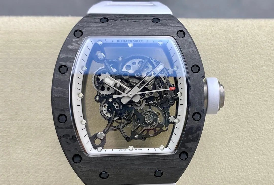 Richard Mille RM-055 BBR Factory 1:1 Best Edition Replica Watch Skeleton Dial