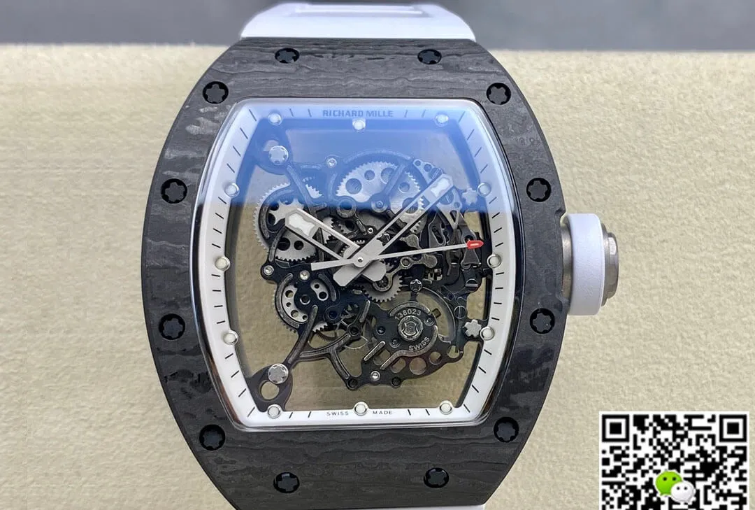 Richard Mille RM-055 BBR Factory 1:1 Best Edition Replica Watch Skeleton Dial