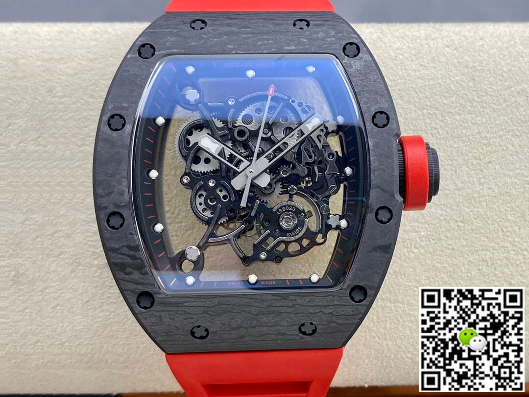 Richard Mille RM-055 BBR Factory 1:1 Best Edition Replica Watch Skeleton Dial
