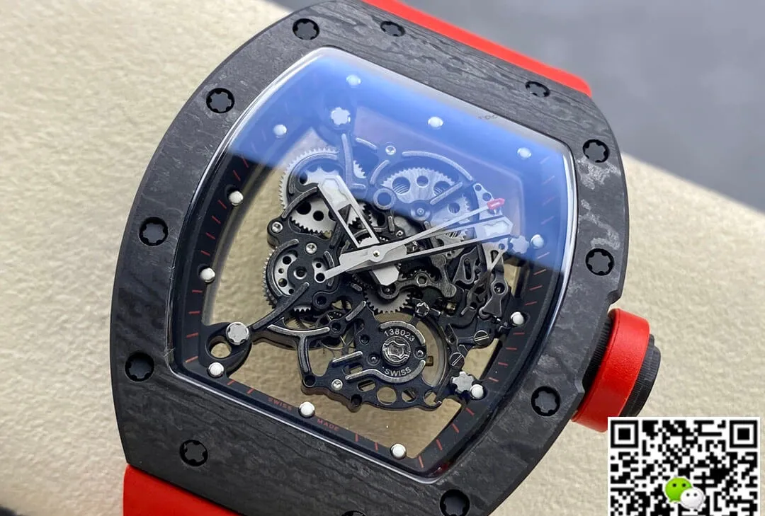 Richard Mille RM-055 BBR Factory 1:1 Best Edition Replica Watch Skeleton Dial