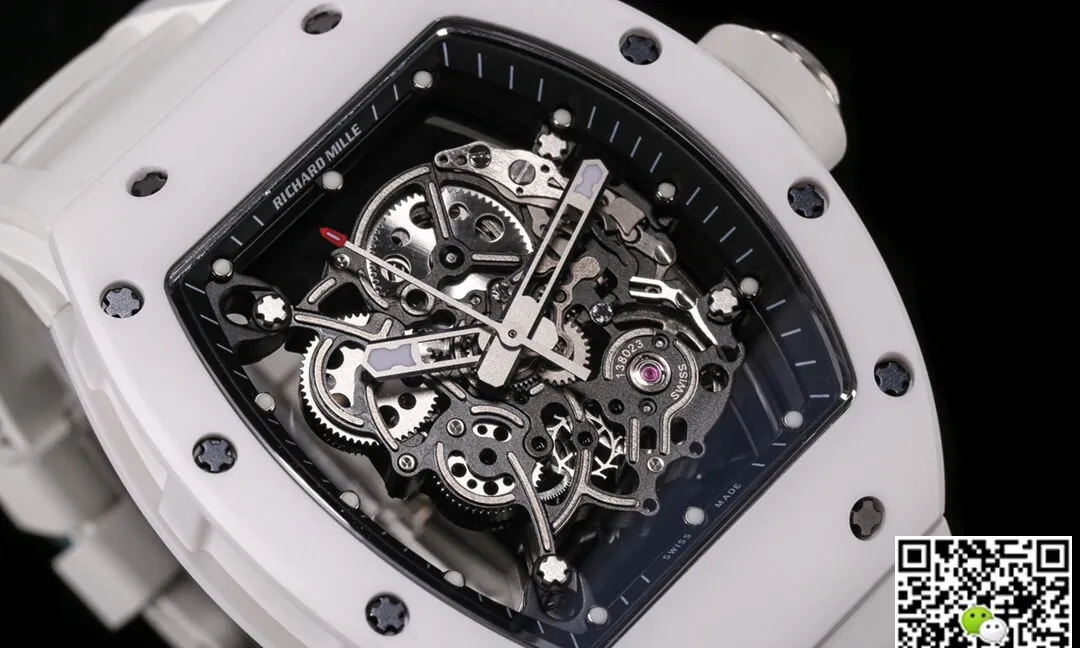 Richard Mille RM-055 BBR Factory 1:1 Best Edition Replica Watch Skeleton Dial