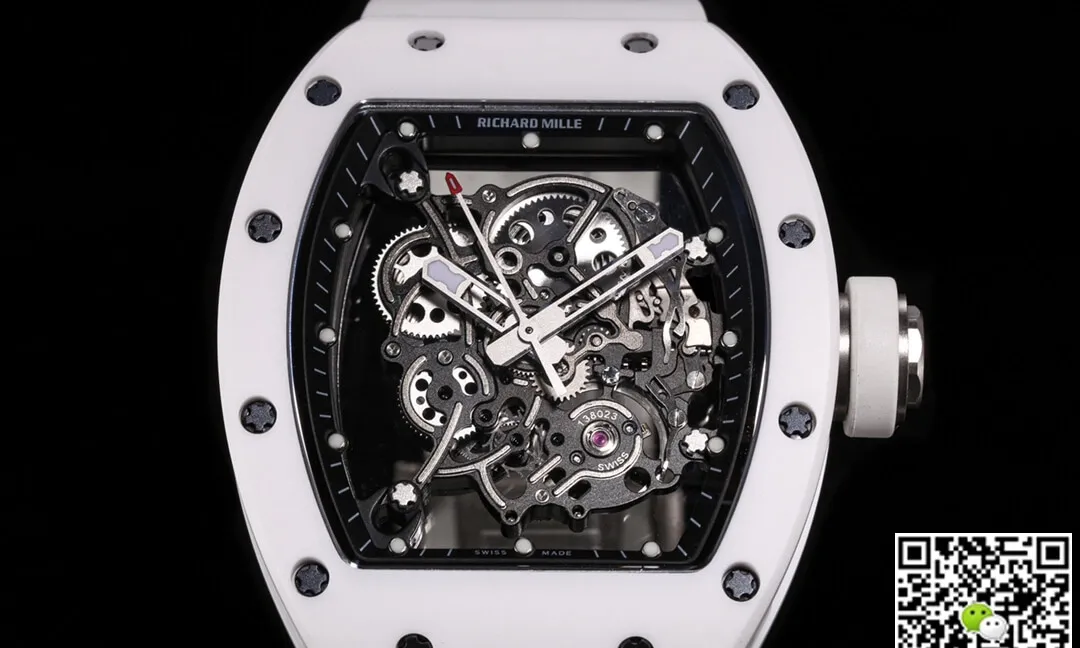 Richard Mille RM-055 BBR Factory 1:1 Best Edition Replica Watch Skeleton Dial